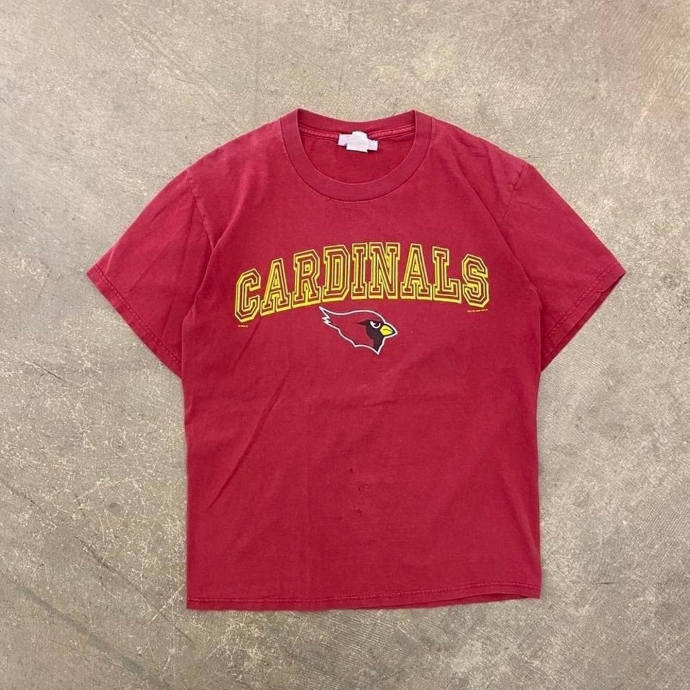 Vintage NFL Arizona Cardinals 90s CSA Football Arch T-Shirt Size Medium